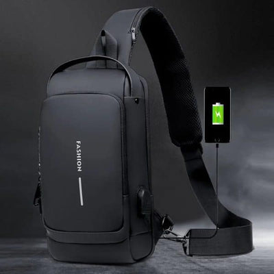 Chest Bag Multifunction Crossbody Sport Running Travel Sling Pack Anti-theft For Men