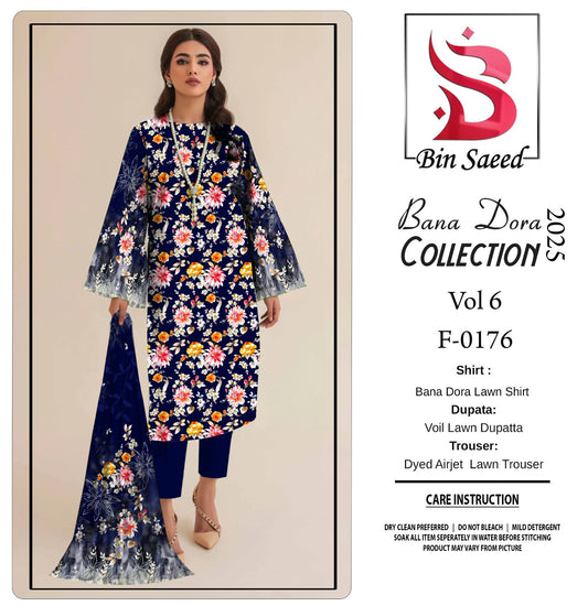 Bin saeed Bana Dora 3 Piece Lawn