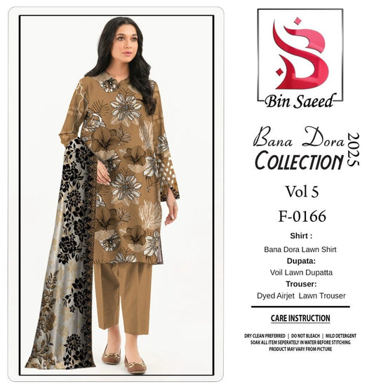 Bin saeed Bana Dora 3 Piece Lawn 03